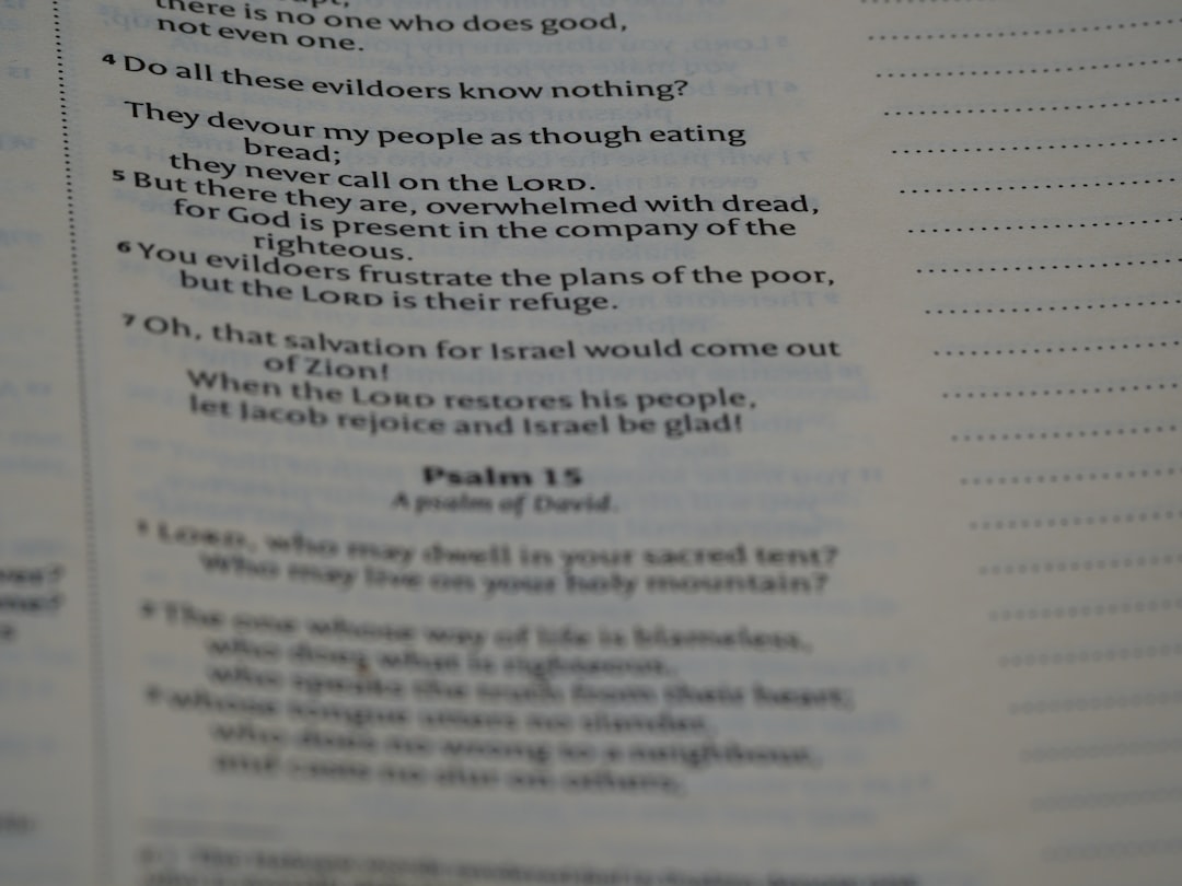 a close up of a text on a book