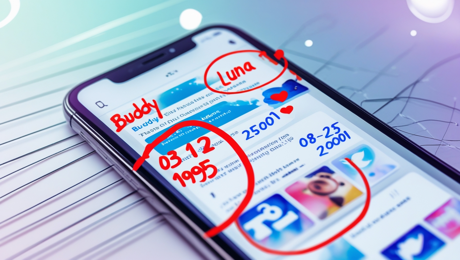 Public data used to guess passwords